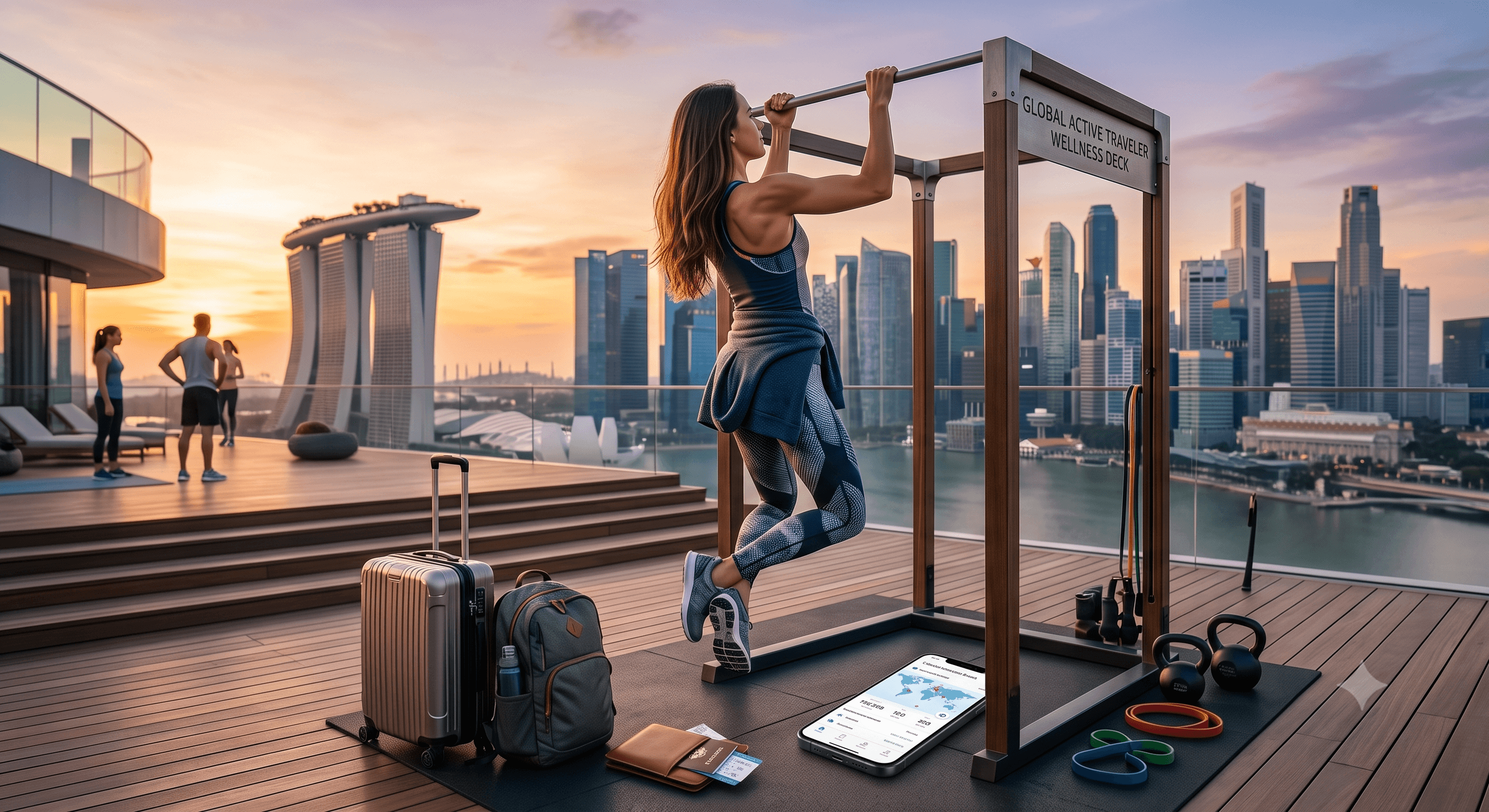 Entrenar en 5 países en un mes: cómo los nómadas mantienen su rutina sin excusas